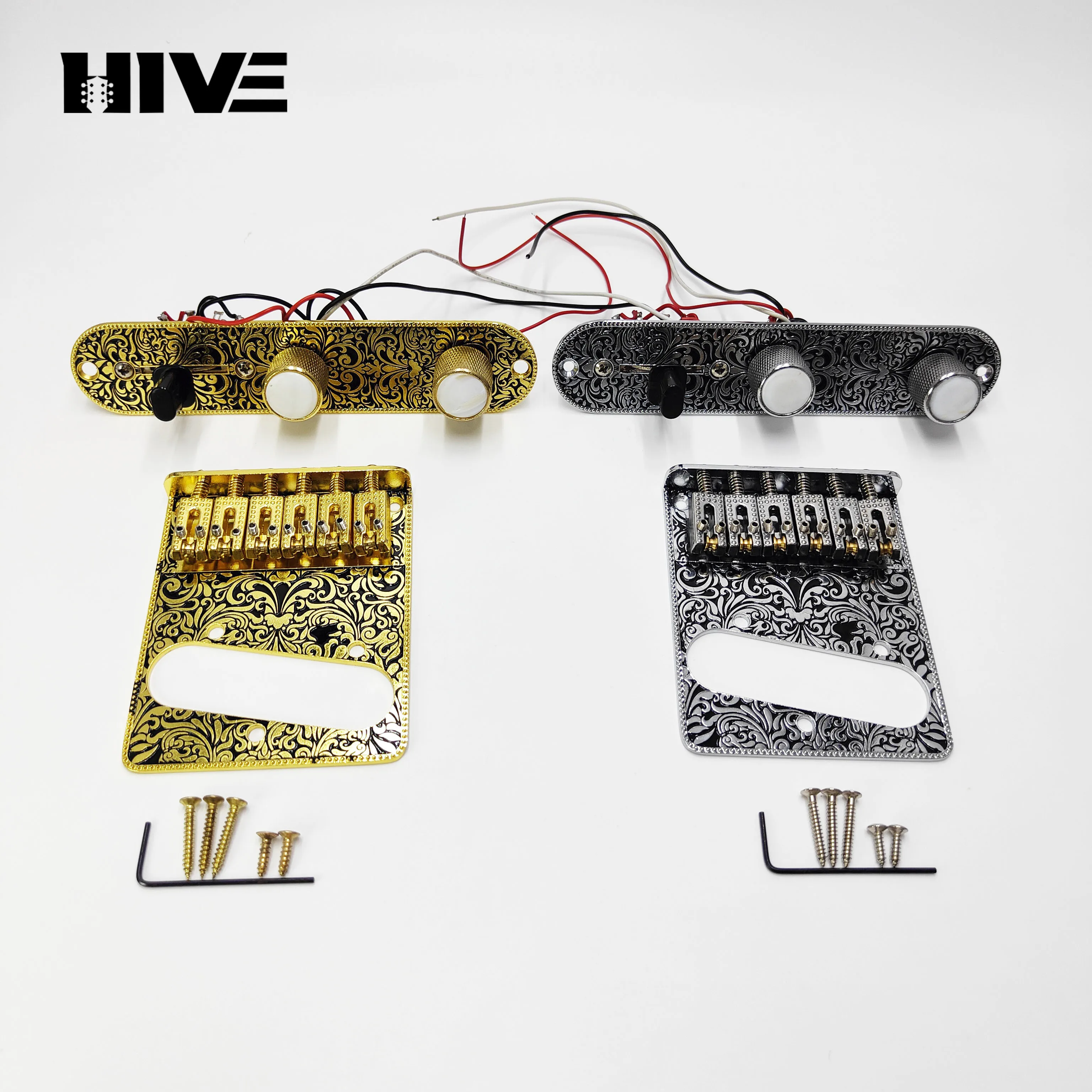 TL electric Guitar Bridge Carved ball Bridge carved circuit Board set Guitar Bridge Guitar pull string board 3 switch
TL electric Guitar Bridge Carved ball Bridge carved circuit Board set Guitar Bridge Guitar pull string board 3 switch