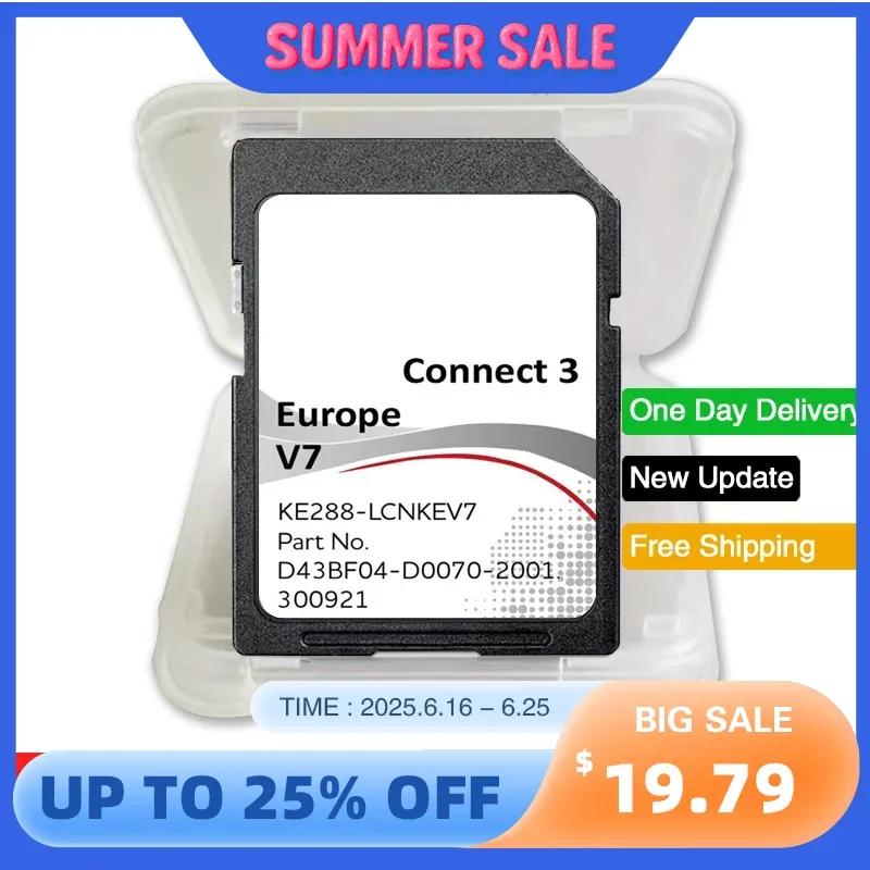 Sat Nav Map Update Europe V7 for Nissan Connect 3 Navigation 16GB SD Card with Free Fog Flim
Sat Nav Map Update Europe V7 for Nissan Connect 3 Navigation 16GB SD Card with Free Fog Flim