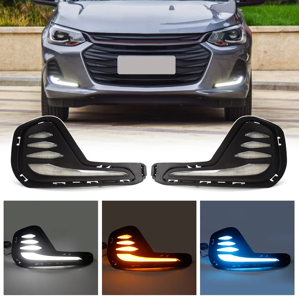 Car Flashing Daytime Running Lights Turn Signal Fog Lamp Cover LED DRL Car Styling For Chevrolet Cavalier 2020 2021 2022
Car Flashing Daytime Running Lights Turn Signal Fog Lamp Cover LED DRL Car Styling For Chevrolet Cavalier 2020 2021 2022