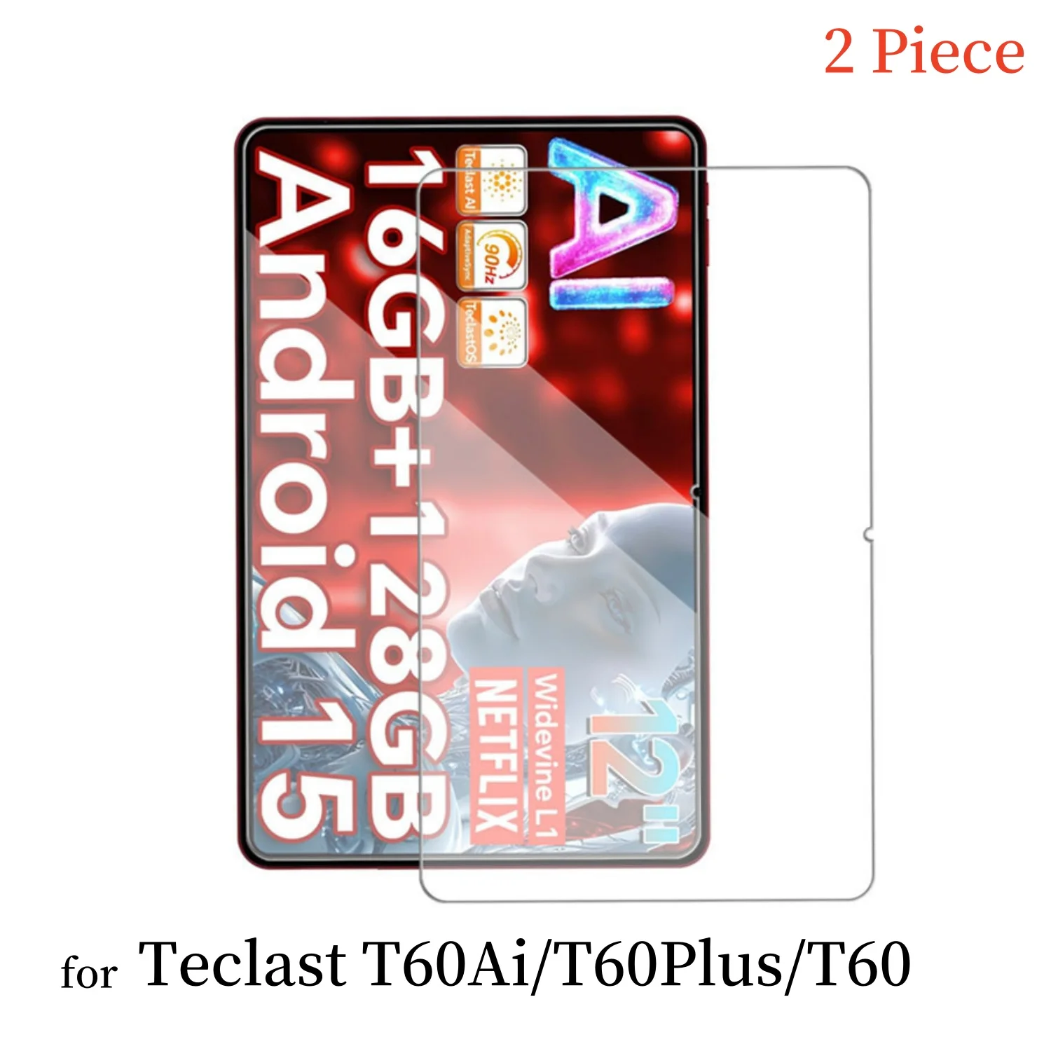 2 Piece Glass Protectors for Teclast T60Ai T60 T60Plus Tablet Screen Protector 0.33mm HD Clear Scratch Proof Protective Film
2 Piece Glass Protectors for Teclast T60Ai T60 T60Plus Tablet Screen Protector 0.33mm HD Clear Scratch Proof Protective Film