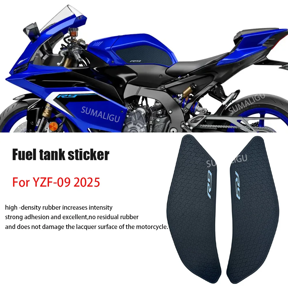 For Yamaha YZF R9 YZF-R9 2025 Motorcycle Accessories Tank Pad Non-slip Side Fuel Tank Pad Stickers Waterproof Rubber Sticker
For Yamaha YZF R9 YZF-R9 2025 Motorcycle Accessories Tank Pad Non-slip Side Fuel Tank Pad Stickers Waterproof Rubber Sticker