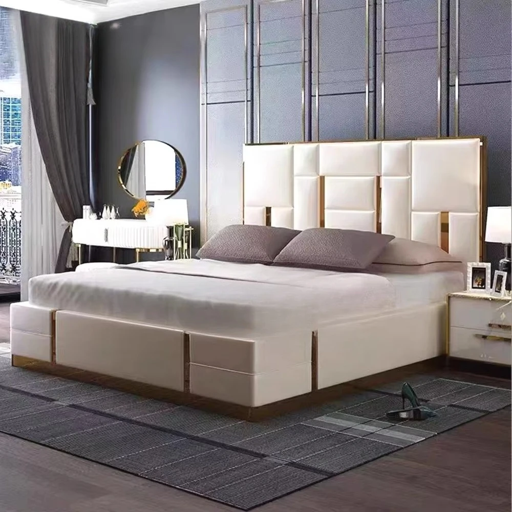 Modern New Design Luxury Leather Bedroom Bed Lift up Storage Adjustable Queen Single Bed
Modern New Design Luxury Leather Bedroom Bed Lift up Storage Adjustable Queen Single Bed