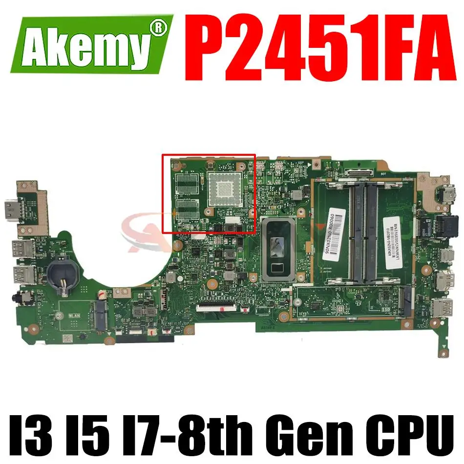For ASUS ExpertBook P2 P2451 P2451F P2451FB P2451FAW P2451FAV Mainboard P2451FA P2451FB P2451FC P2451FAR P2461FA P2441FA
For ASUS ExpertBook P2 P2451 P2451F P2451FB P2451FAW P2451FAV Mainboard P2451FA P2451FB P2451FC P2451FAR P2461FA P2441FA