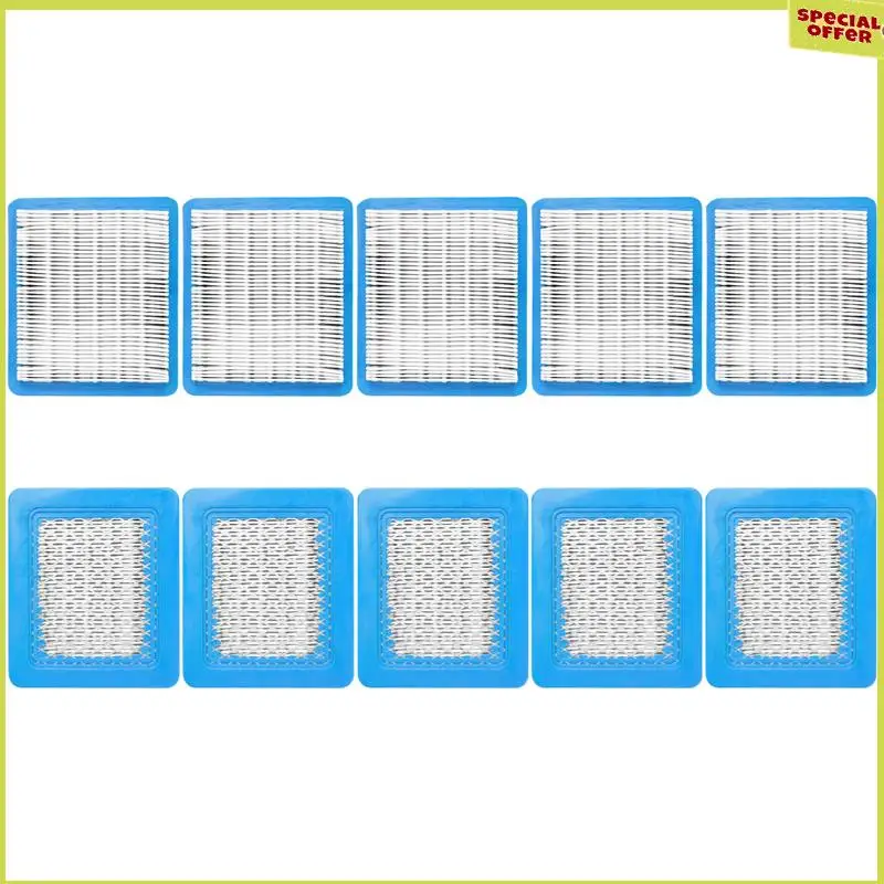 A34R 10 Pack 491588S Air Filter Replace For Briggs Stratton 491588 4915885 Flat Air Cleaner Cartridge Lawn Mower Filter
A34R 10 Pack 491588S Air Filter Replace For Briggs Stratton 491588 4915885 Flat Air Cleaner Cartridge Lawn Mower Filter