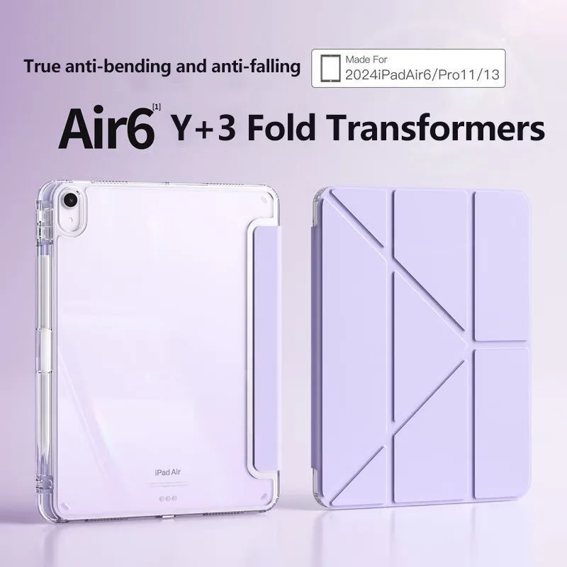Жесткий акриловый чехол для iPad Air 11 2025 M3 Air7 11th Mini 7 A17 Pro 11 Air 5 4 3Pro 2 1 10th 10.9 10.2 9.7 Y-складной чехол-подставка
Жесткий акриловый чехол для iPad Air 11 2025 M3 Air7 11th Mini 7 A17 Pro 11 Air 5 4 3Pro 2 1 10th 10.9 10.2 9.7 Y-складной чехол-подставка