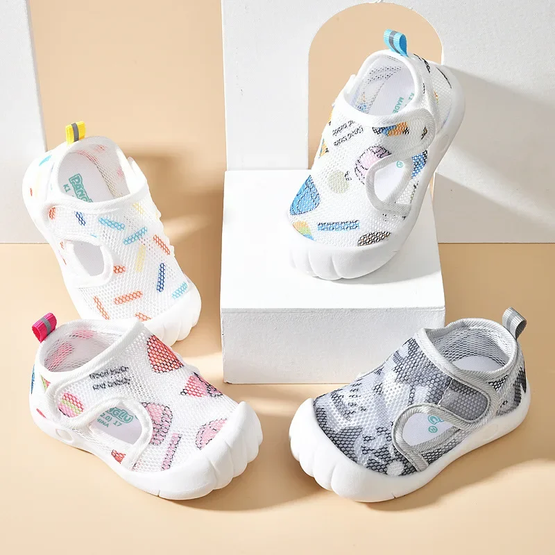 Summer Breathable Air Mesh Kids Sandals 1-4T Baby Unisex Casual Shoes Anti-slip Soft Sole First Walkers Infant Lightweight Shoes
Summer Breathable Air Mesh Kids Sandals 1-4T Baby Unisex Casual Shoes Anti-slip Soft Sole First Walkers Infant Lightweight Shoes
