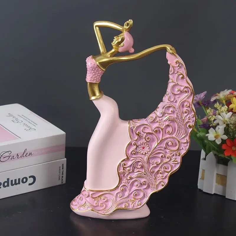 Creative Hand-Painted Pink Dance Girl Sculpture Resin Handicraft Home TV Cabinet Living Room Desk Decoration Gift High Grade 1Pc
Creative Hand-Painted Pink Dance Girl Sculpture Resin Handicraft Home TV Cabinet Living Room Desk Decoration Gift High Grade 1Pc
