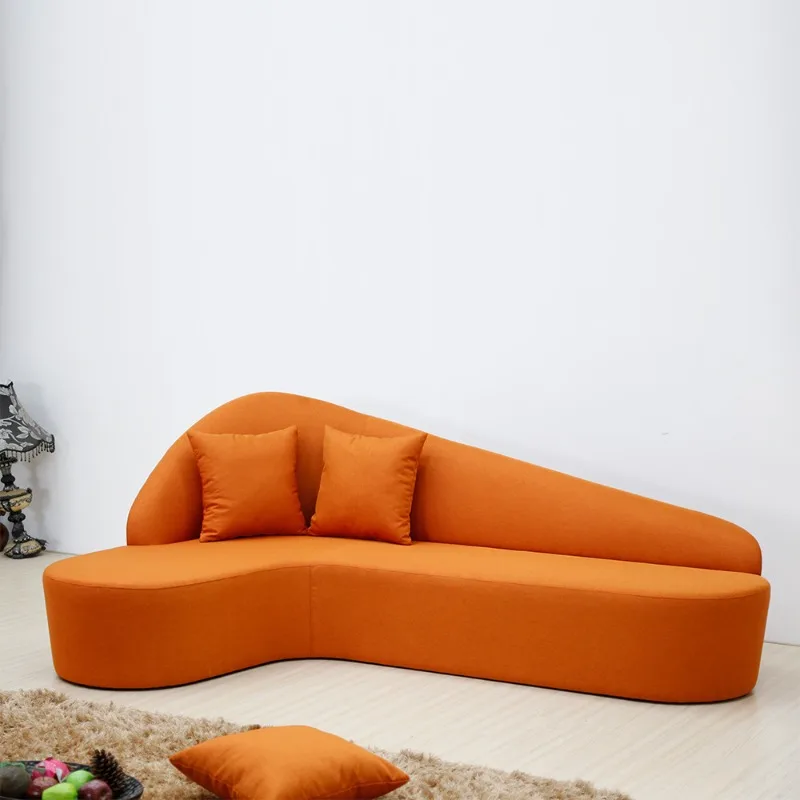 Fabric sofa Modern simple hotel Apartment cafe Leisure L-shaped special-shaped fabric art sand
Fabric sofa Modern simple hotel Apartment cafe Leisure L-shaped special-shaped fabric art sand