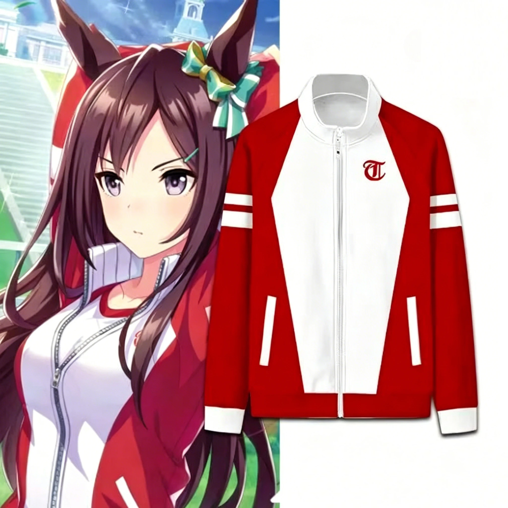 Anime Uma Musume Pretty Derby Cosplay Costume Silence Suzuka Special Week School Uniform Women Sportswear Halloween Party Set
Anime Uma Musume Pretty Derby Cosplay Costume Silence Suzuka Special Week School Uniform Women Sportswear Halloween Party Set
