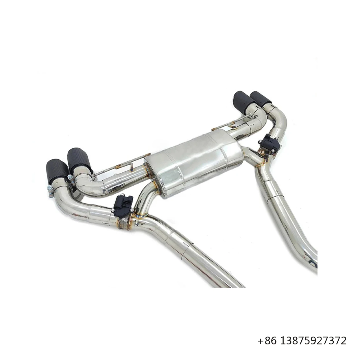 Ecnal for 2018-2023 G42 M240i B58 3.0T Stainless Steel Valve Exhaust Black Tail Pipe Sports Exhaust System
Ecnal for 2018-2023 G42 M240i B58 3.0T Stainless Steel Valve Exhaust Black Tail Pipe Sports Exhaust System