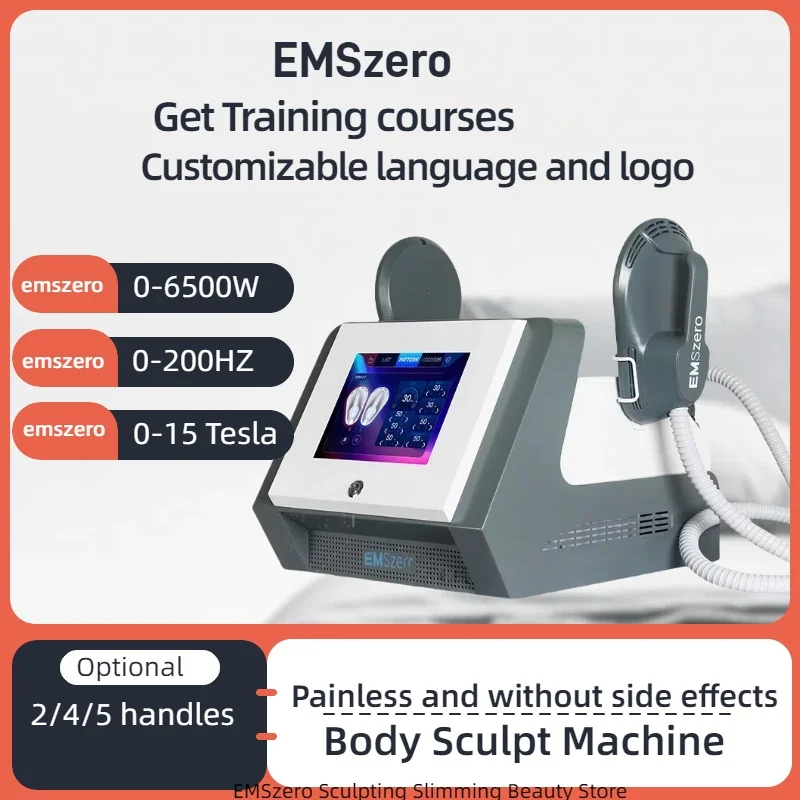 EMSzero Neo Электромагнитный EMS Body RF Машина для похудения Стимулятор мышц Удаление жира Hi-Emt Устройство для наращивания мышц.
EMSzero Neo Электромагнитный EMS Body RF Машина для похудения Стимулятор мышц Удаление жира Hi-Emt Устройство для наращивания мышц.