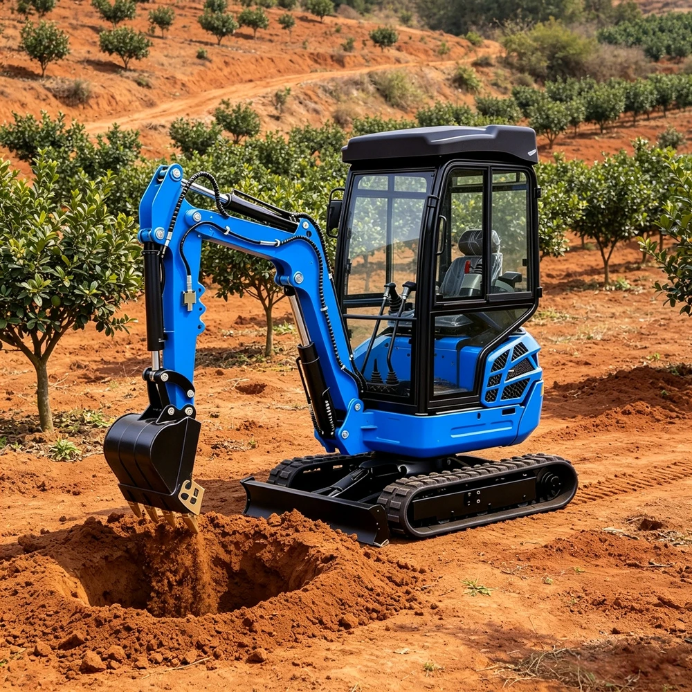 0.8Ton Mini Excavator Construction 1.2Ton 1.5Ton 2.5Ton Europe Diesel engine Crawler Multifunctional Farm Trenching Fast
0.8Ton Mini Excavator Construction 1.2Ton 1.5Ton 2.5Ton Europe Diesel engine Crawler Multifunctional Farm Trenching Fast