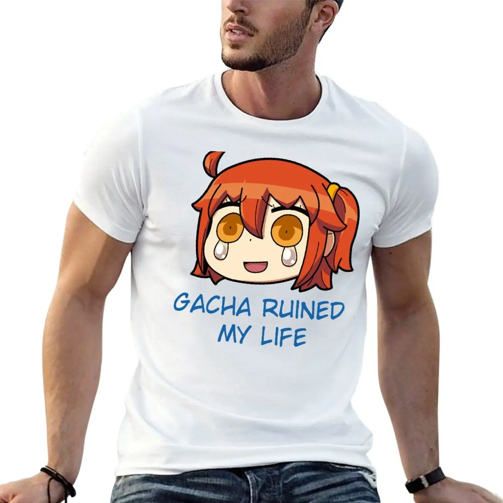 FGO Gacha Ruined my life T-Shirt mens graphic t shirts t shirts for man pack cotton funny t shirts cotton T-shirt
FGO Gacha Ruined my life T-Shirt mens graphic t shirts t shirts for man pack cotton funny t shirts cotton T-shirt