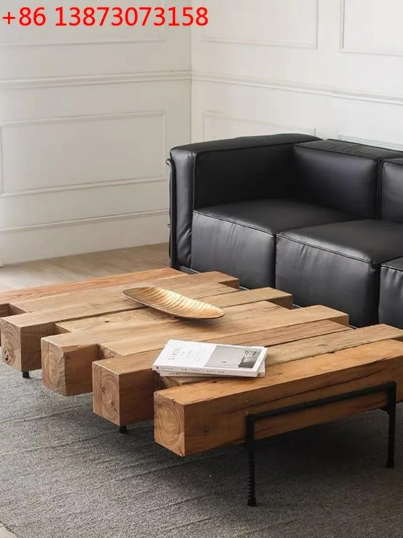 Nordic solid wood old coffee table living room household small apartment log tea table retro tea negotiation tatami table
Nordic solid wood old coffee table living room household small apartment log tea table retro tea negotiation tatami table