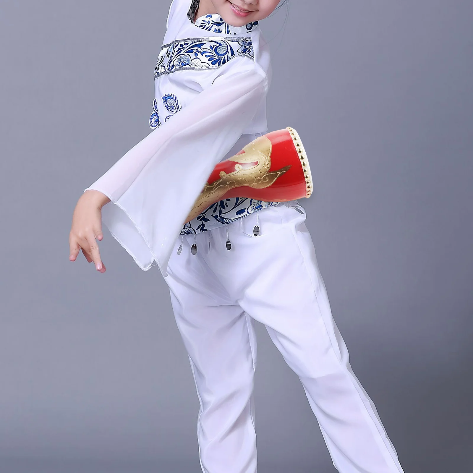 1 Set Chinese Style Waist Performance Props Durable Cowhide Hand Drum Portable Percussion Instrument For Dance Party Auspicious
1 Set Chinese Style Waist Performance Props Durable Cowhide Hand Drum Portable Percussion Instrument For Dance Party Auspicious