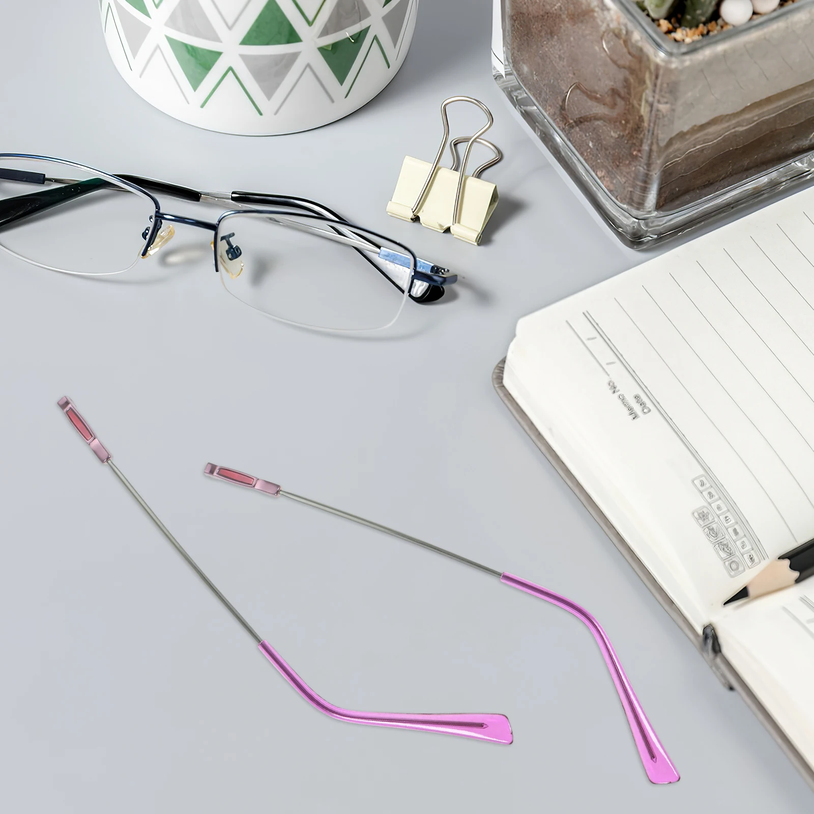 Metal Eyeglasses Replacement Temple Universal Repair Kit Arm Legs Sunglasses Accessories Memory Leg Silver Color Super Toughness
Metal Eyeglasses Replacement Temple Universal Repair Kit Arm Legs Sunglasses Accessories Memory Leg Silver Color Super Toughness