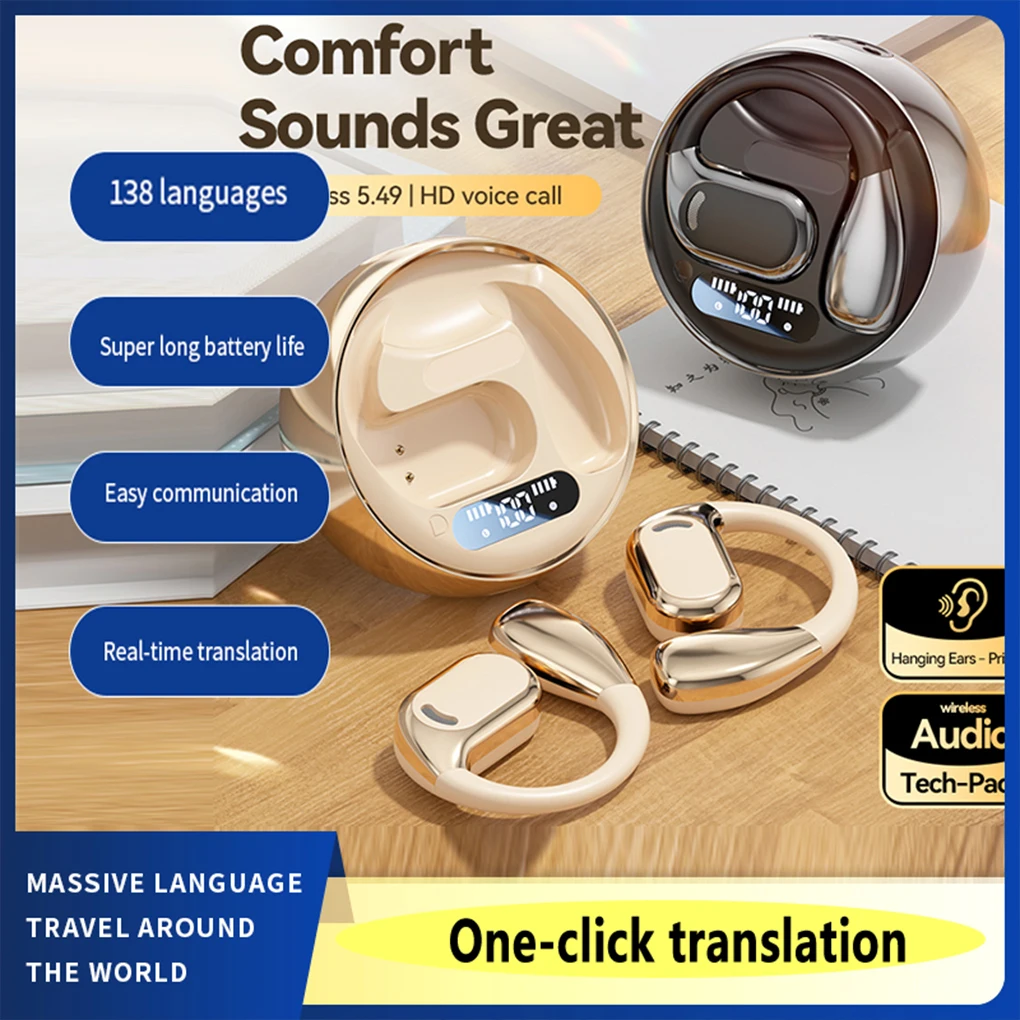 Two-way Countries Translation Details Translation Earbuds Translation Comfortable Translator For Simultaneous Translation
Two-way Countries Translation Details Translation Earbuds Translation Comfortable Translator For Simultaneous Translation