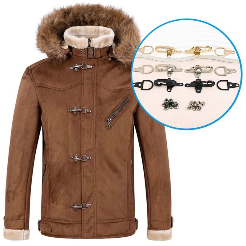 2/5Pcs 4/5cm Metal Toggle Buckles for Fireman Jacket Clasps Garment Hooks Decorative Carabiner Locking Fasteners Sewing Supplies
2/5Pcs 4/5cm Metal Toggle Buckles for Fireman Jacket Clasps Garment Hooks Decorative Carabiner Locking Fasteners Sewing Supplies