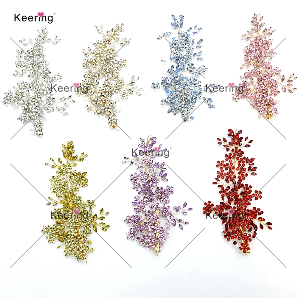 6PCS Colorful Rhinestone Bridal Headpiece Shiny Headdress Pageant Hair Accessory for Women Bride Wedding WHD-096
6PCS Colorful Rhinestone Bridal Headpiece Shiny Headdress Pageant Hair Accessory for Women Bride Wedding WHD-096