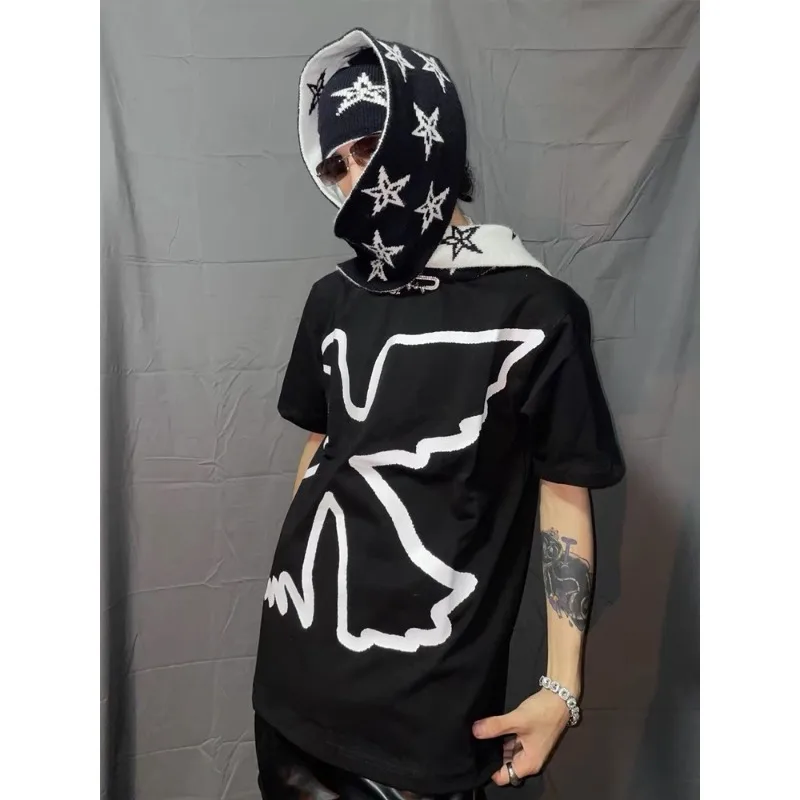 Новый свободный и универсальный модный быстросохнущий топ с короткими рукавами и 3D-принтом Peace Dove для пар
Новый свободный и универсальный модный быстросохнущий топ с короткими рукавами и 3D-принтом Peace Dove для пар