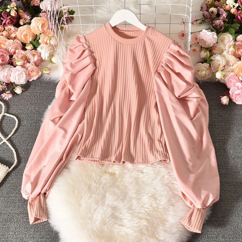 Long Sleeve Women Sweet Elegant French Office Lady Lantern Sleeves Shirt And Blouses Solid All-match Casual Fashion Trend Luxury
Long Sleeve Women Sweet Elegant French Office Lady Lantern Sleeves Shirt And Blouses Solid All-match Casual Fashion Trend Luxury