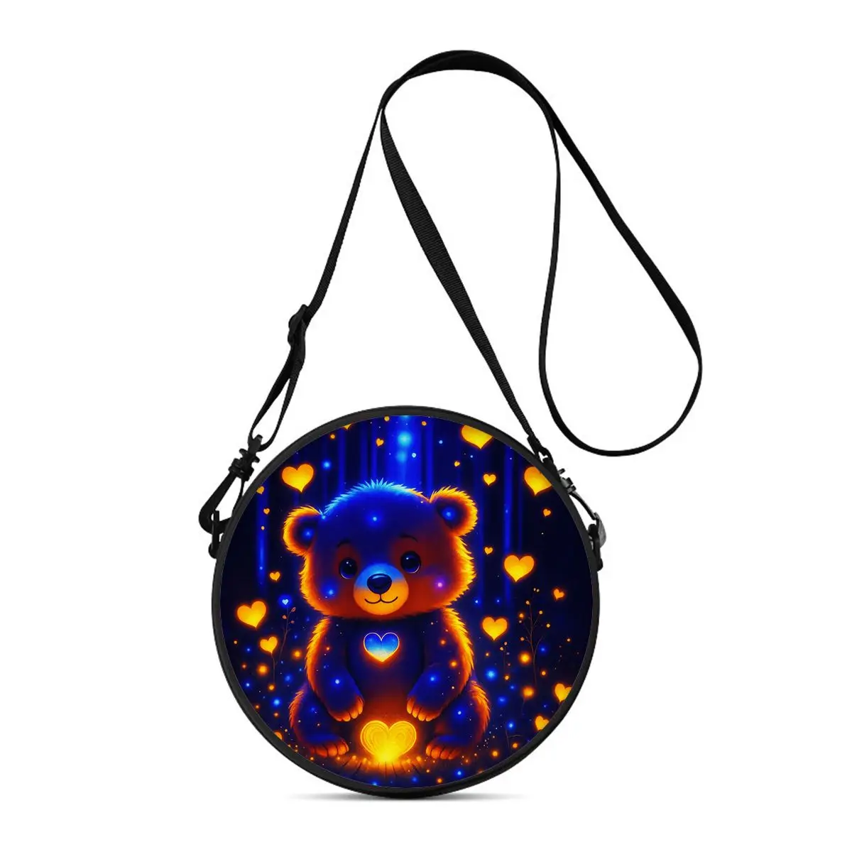Bear Print Round Shoulder Bag Casual Messenger Bag for Woman Best Gifts 2D Flat Casual Daily Crossbody Bag
Bear Print Round Shoulder Bag Casual Messenger Bag for Woman Best Gifts 2D Flat Casual Daily Crossbody Bag