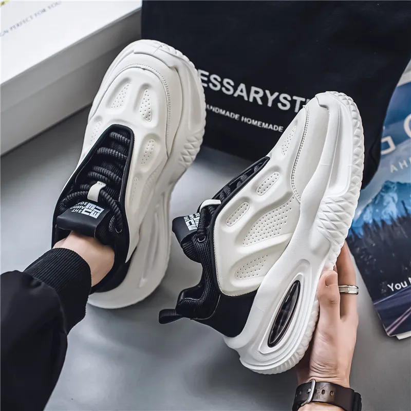 Hollow Breathable Comfortable Fashion Air Cushion Shoes Size 39-44 Casual PU Leather Shoes Autumn Shoes Men Sport Sneakers
Hollow Breathable Comfortable Fashion Air Cushion Shoes Size 39-44 Casual PU Leather Shoes Autumn Shoes Men Sport Sneakers
