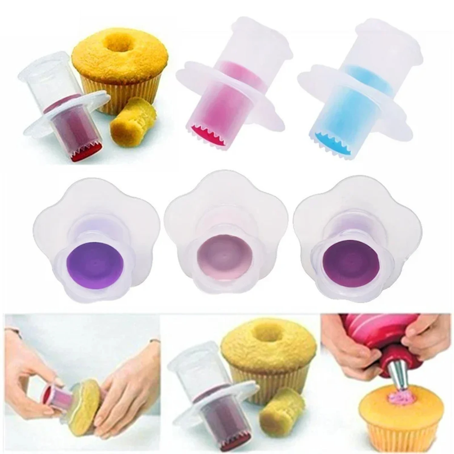 1PC Color Random Cupcake Corer Tools Cupcake Corer Plunger Cutter DIY Cupcake Corer Cake Cored Remove Device Muffin Cup Cakes
1PC Color Random Cupcake Corer Tools Cupcake Corer Plunger Cutter DIY Cupcake Corer Cake Cored Remove Device Muffin Cup Cakes