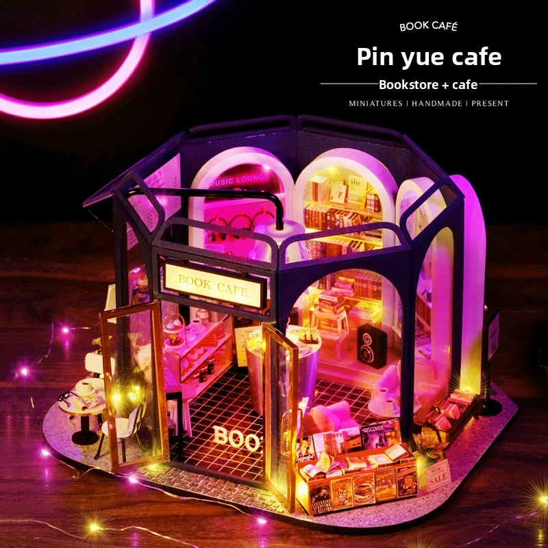 DIY Miniature Wooden Model House Handmade Puzzle Kit Creative Assembly Toy for Adults Home Decoration Miniature Collection
DIY Miniature Wooden Model House Handmade Puzzle Kit Creative Assembly Toy for Adults Home Decoration Miniature Collection