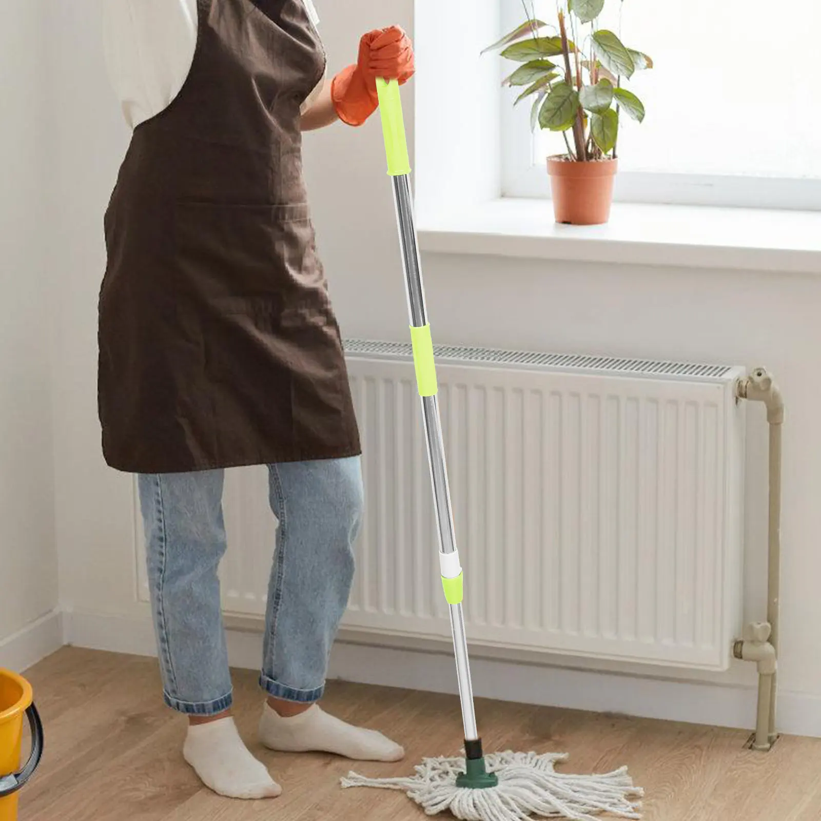 Adjustable Stainless Steel Mop Handle Telescopic Rotating Replacement Mop Rod Household Floor Broom Pole Cleaning Accessory
Adjustable Stainless Steel Mop Handle Telescopic Rotating Replacement Mop Rod Household Floor Broom Pole Cleaning Accessory