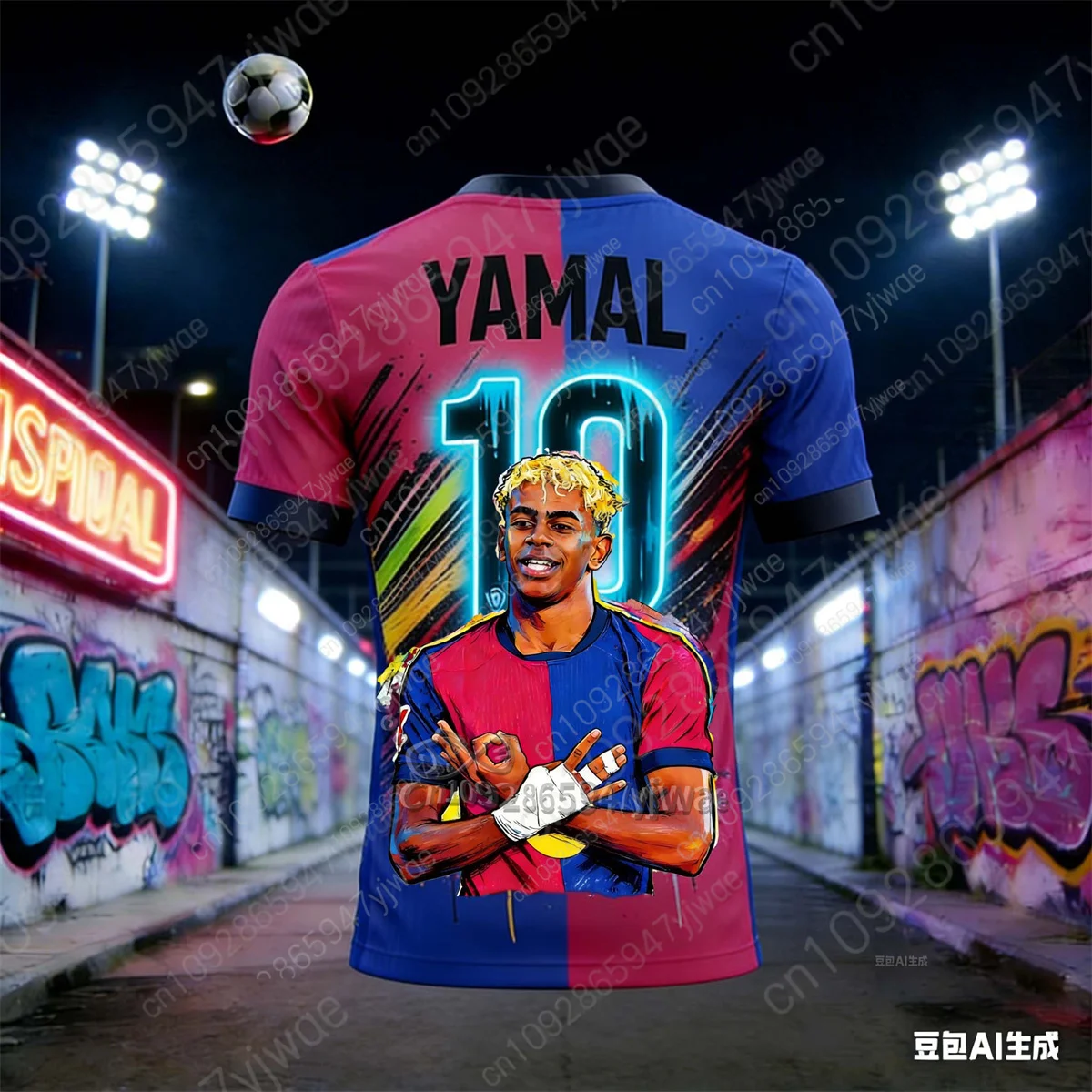 Футбольная майка с 3d принтом «Испанская футбольная звезда» Yamal, дышащая быстросохнущая тренировочная футболка, летняя детская футболка для взрослых
Футбольная майка с 3d принтом «Испанская футбольная звезда» Yamal, дышащая быстросохнущая тренировочная футболка, летняя детская футболка для взрослых