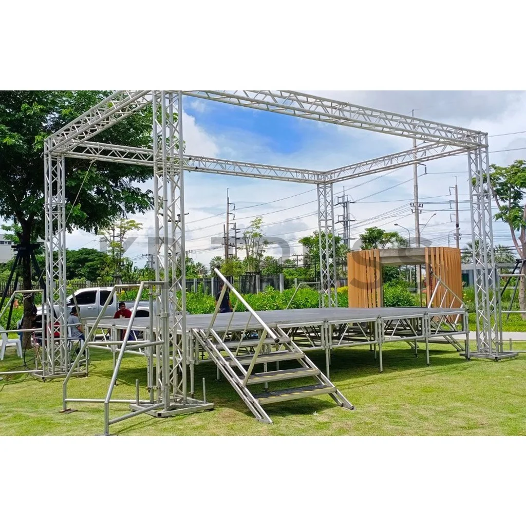 Алюминиевая ферменная конструкция для сценического освещения Factory Display Truss Stage Light Structure
Алюминиевая ферменная конструкция для сценического освещения Factory Display Truss Stage Light Structure