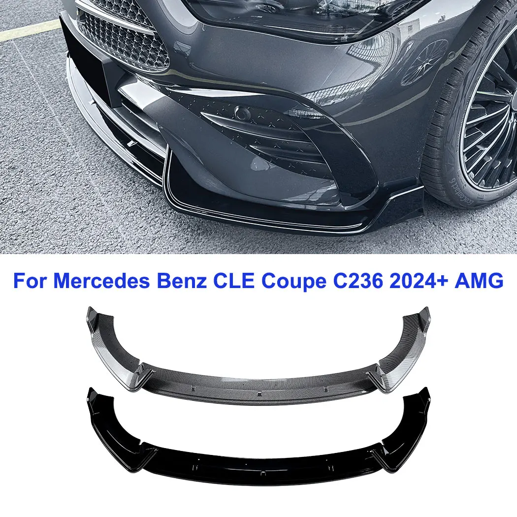 For Mercedes Benz CLE Coupe C236 2024+ AMG Car Front Bumper Spoiler Splitter Front Lip Body Exterior Styling Guard Decoration
For Mercedes Benz CLE Coupe C236 2024+ AMG Car Front Bumper Spoiler Splitter Front Lip Body Exterior Styling Guard Decoration