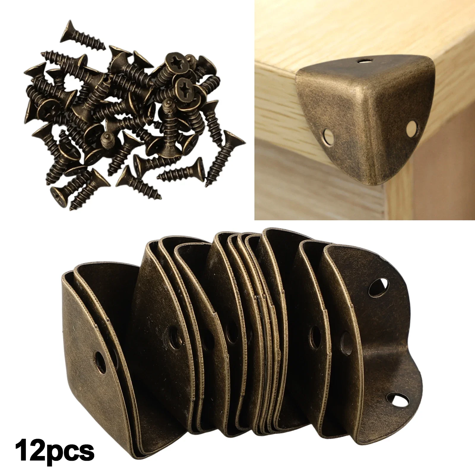 Edge Corner Protector Home Jewelry Box Wooden Case Zinc Alloy 12Set Decoration Decorative Hardware Metal Retro
Edge Corner Protector Home Jewelry Box Wooden Case Zinc Alloy 12Set Decoration Decorative Hardware Metal Retro