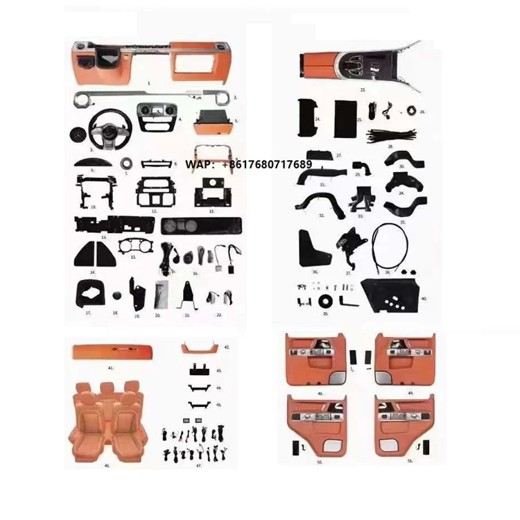 Auto Modification Interior Conversion Upgrade Kits for Benz G W463 00-18 Upgrade to W464 G63 Latest Style Assembly
Auto Modification Interior Conversion Upgrade Kits for Benz G W463 00-18 Upgrade to W464 G63 Latest Style Assembly