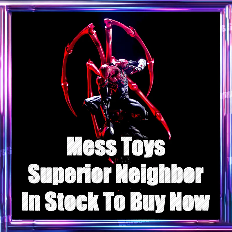 In Stock Mess Toys Spiderman Superior Neighbor Spider Man Ultimate Messtoys Peter Parker Anime Action Figure Model Gifts Toys
In Stock Mess Toys Spiderman Superior Neighbor Spider Man Ultimate Messtoys Peter Parker Anime Action Figure Model Gifts Toys