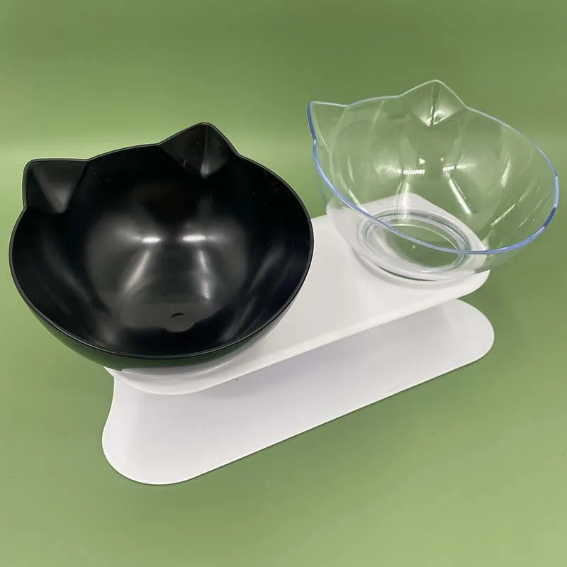 New 15 degree inclined elevated cat bowl, dog bowl, pet double bowl, cervical protection, cat tableware, pet supplies
New 15 degree inclined elevated cat bowl, dog bowl, pet double bowl, cervical protection, cat tableware, pet supplies