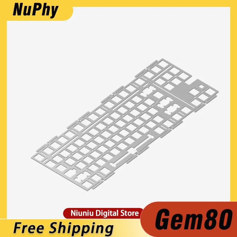 NuPhy Custom Mechanical Keyboard Plate - Aluminum Base PC/POM Sandwich Layer Dual Material Compatibility for Air75/Mod75
NuPhy Custom Mechanical Keyboard Plate - Aluminum Base PC/POM Sandwich Layer Dual Material Compatibility for Air75/Mod75