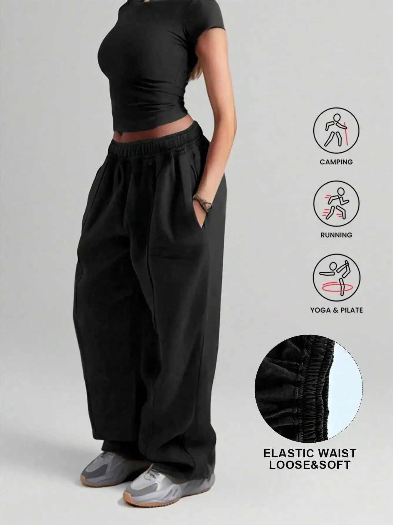 High Waist Slim Straight Pants Women's Pure Color Waist Cinching Casual Trousers Neutral Style Simple Print Polyester Fiber
High Waist Slim Straight Pants Women's Pure Color Waist Cinching Casual Trousers Neutral Style Simple Print Polyester Fiber