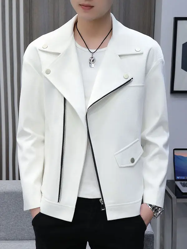 Ele Youth Men's Slim Fit Suit Jaet Casual Briti Sle Coat Spring Autumn Faionable Zipper Closure Long Sve Polye...
Ele Youth Men's Slim Fit Suit Jaet Casual Briti Sle Coat Spring Autumn Faionable Zipper Closure Long Sve Polye...