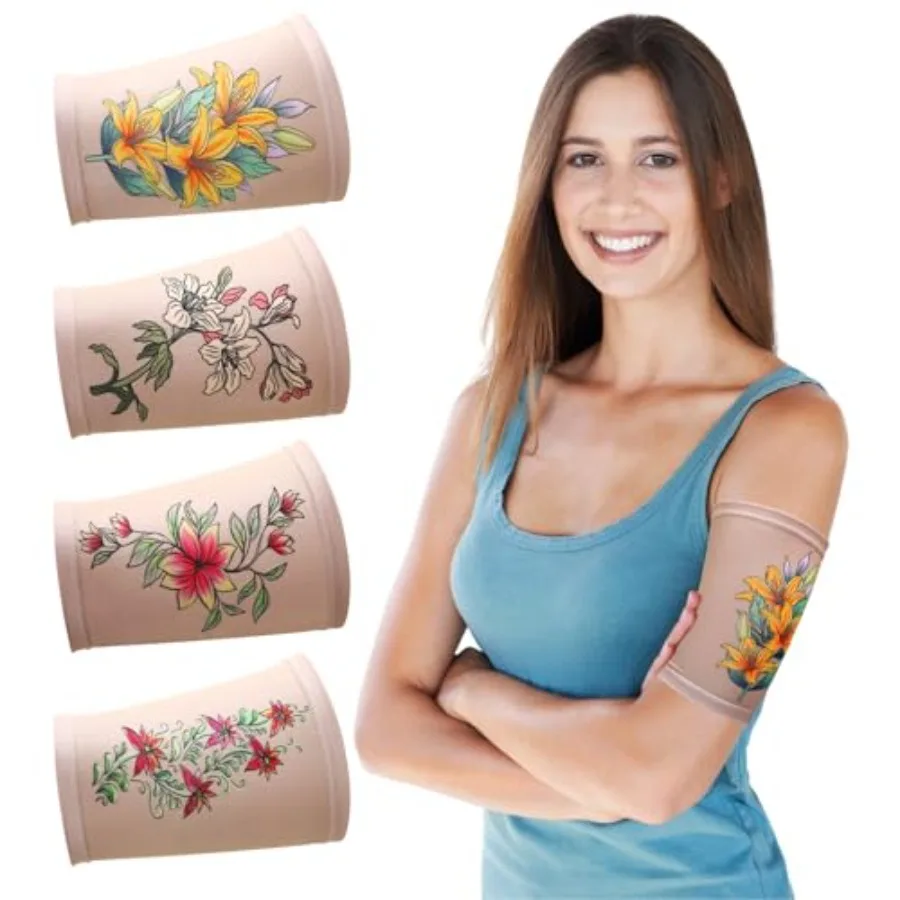 4 Pcs PICC Line Cover Sleeve PICC Upper Arm Cover Soft Breathable Elastic Line Sleeve for Women Men Adult X
4 Pcs PICC Line Cover Sleeve PICC Upper Arm Cover Soft Breathable Elastic Line Sleeve for Women Men Adult X