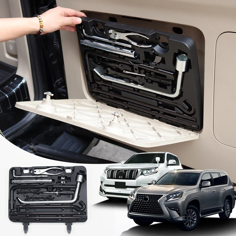 For Lexus GX460 Toyota Land Cruiser Prado 150 2010-2023 Upgraded Accessories Tailgate Trunk Emergency Toolbox
For Lexus GX460 Toyota Land Cruiser Prado 150 2010-2023 Upgraded Accessories Tailgate Trunk Emergency Toolbox