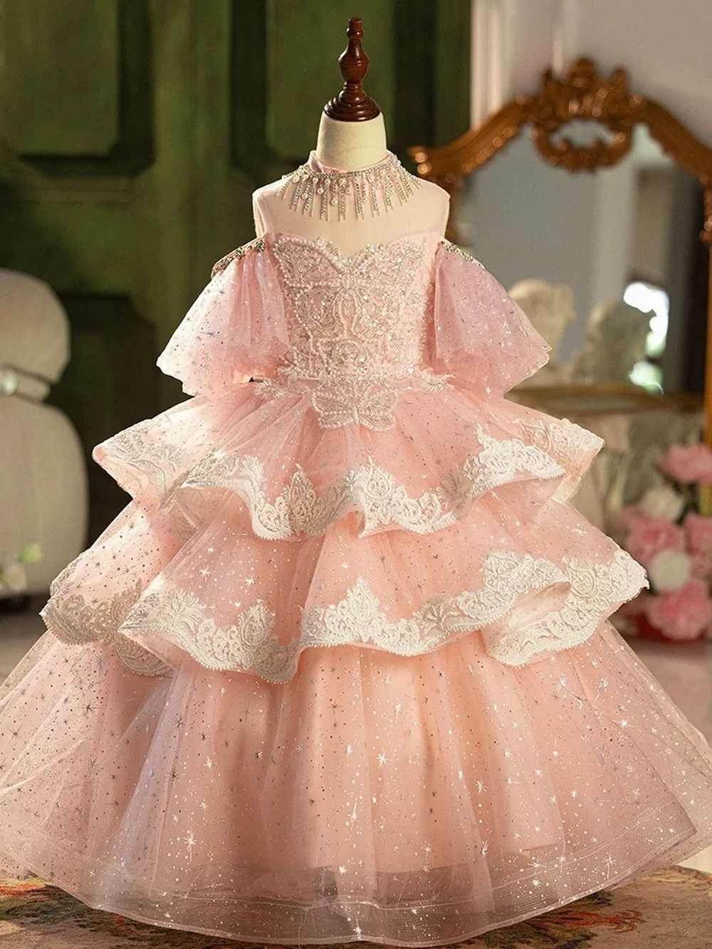 High Quality Pink Princess Special Occasion Flower Girl Dress Wedding Pary Prom Perform Birthday Baby Child Kid Ball Gown
High Quality Pink Princess Special Occasion Flower Girl Dress Wedding Pary Prom Perform Birthday Baby Child Kid Ball Gown
