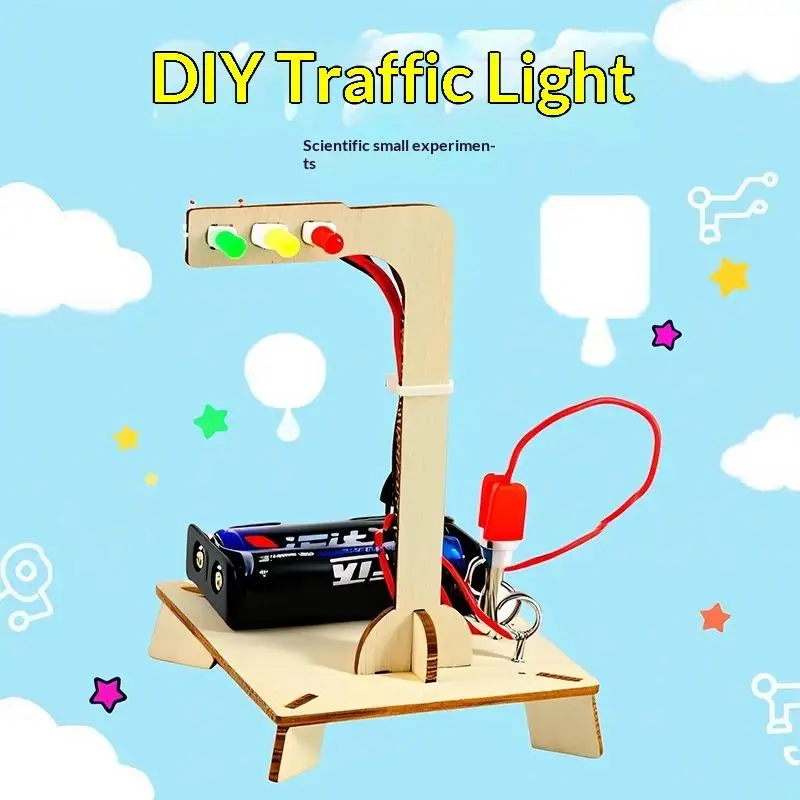 Traffic Light DIY Kit Student Science Experiment Toy Creative Handmade Assembly For School Education Home Learning Supplies
Traffic Light DIY Kit Student Science Experiment Toy Creative Handmade Assembly For School Education Home Learning Supplies