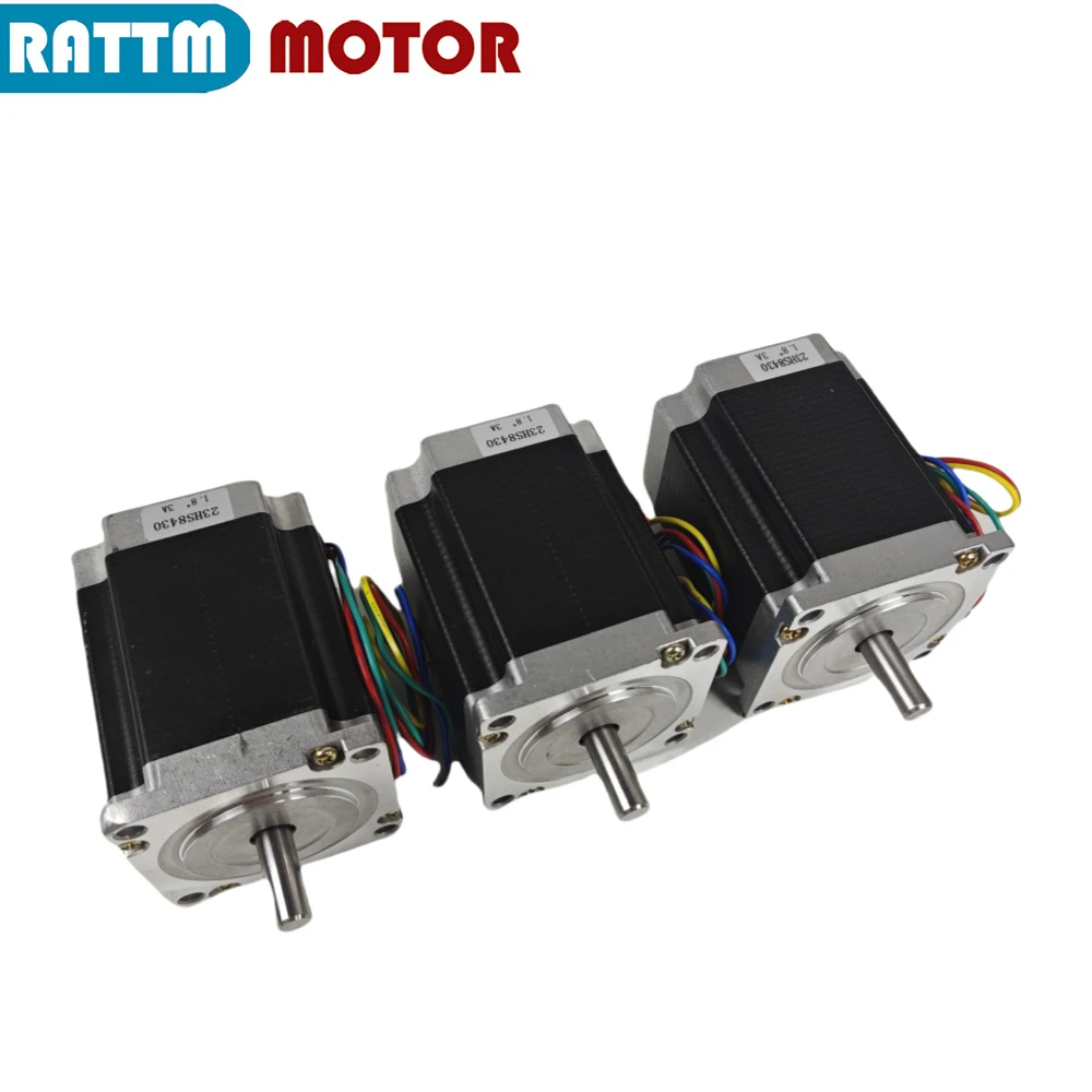 【EU US】3 pcs 4 pcs Nema23 Stepper Motor 23HS8430 76mm 8mm single shaft 270Oz-in 3A 23HS8430
【EU US】3 pcs 4 pcs Nema23 Stepper Motor 23HS8430 76mm 8mm single shaft 270Oz-in 3A 23HS8430