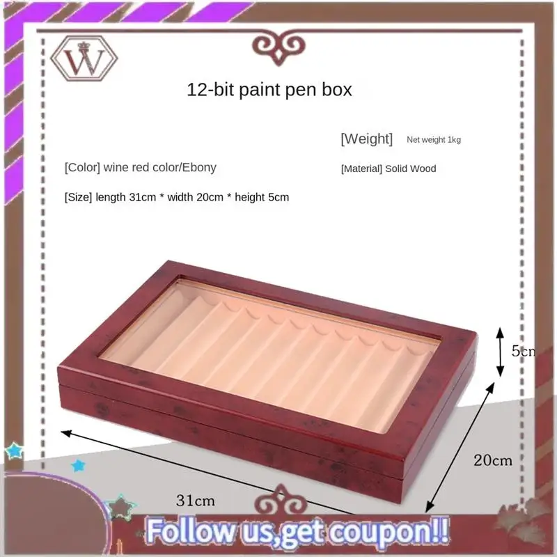 ABBG-1 PCS Storage Luxury Fountain Case Transparent Window Pen Box-Collection Organizer Red
ABBG-1 PCS Storage Luxury Fountain Case Transparent Window Pen Box-Collection Organizer Red