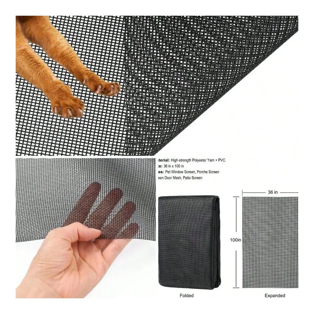 In Pet Window Screen Mesh, Proof Window Screen Dog Screen Door Mesh, Screen Mesh Roll, Porch Screens Patios Outside Outdoor, He
In Pet Window Screen Mesh, Proof Window Screen Dog Screen Door Mesh, Screen Mesh Roll, Porch Screens Patios Outside Outdoor, He