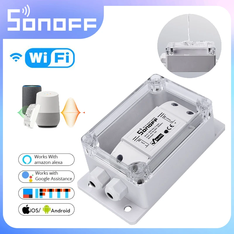 Sonoff IP66 Waterproof Junction Box Waterproof Case Water-resistant Shell Compatible With Basic Dual Pow RF TH16 Smart Switches
Sonoff IP66 Waterproof Junction Box Waterproof Case Water-resistant Shell Compatible With Basic Dual Pow RF TH16 Smart Switches