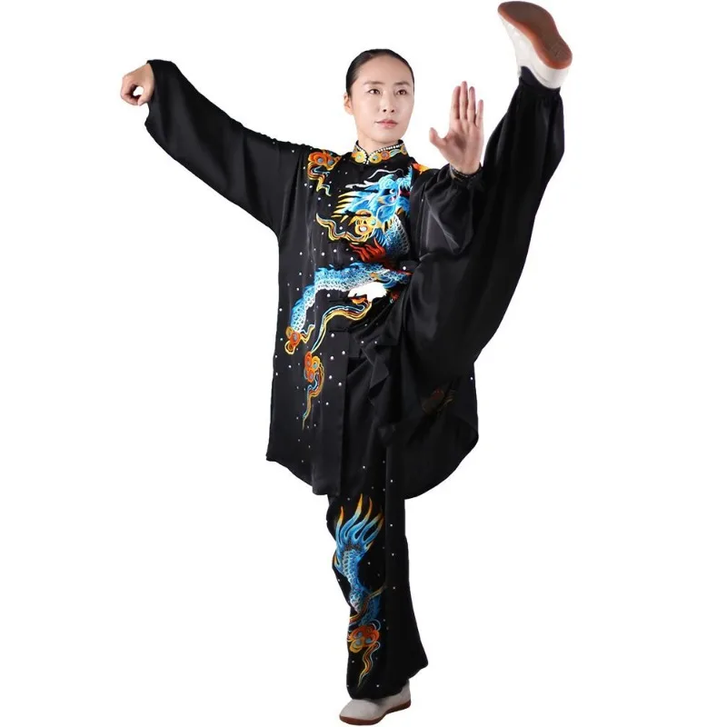 Tai Chi summer new high-end Tai Chi performance clothes medium and long Baduan Jin Qigong clothes embroidery flying dragon
Tai Chi summer new high-end Tai Chi performance clothes medium and long Baduan Jin Qigong clothes embroidery flying dragon
