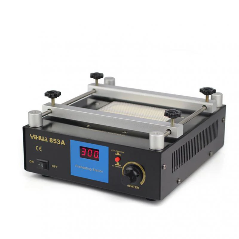 220V 853A preheating station digital display BGA rework station constant temperature heating station preheating welding station
220V 853A preheating station digital display BGA rework station constant temperature heating station preheating welding station